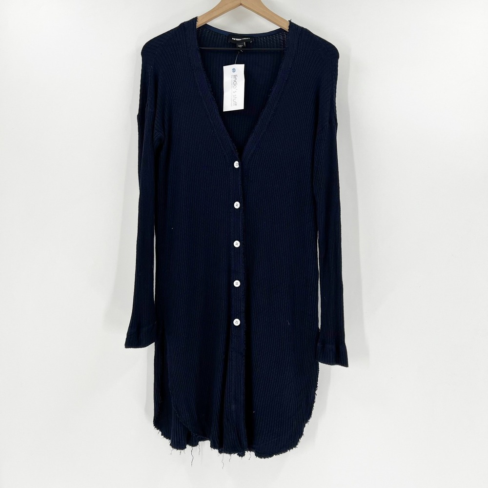 NWT Fifteen Twenty Women's Button Front Cardigan‎ Duster Dress Long Sleeve